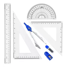 El Juego De Reglas De Plástico Herramientas De Geometr...
