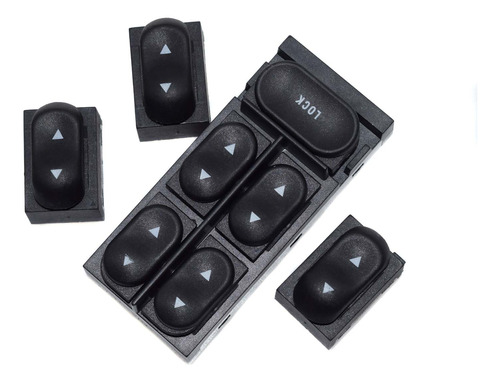 Juego De Controles Master Window Switches Para Ford Mustang Foto 3