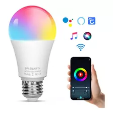 Foco Led Inteligentes Wifi Rgbcw Control Remoto De Cozylife App Y Control Voz 2.4g Wifi & Bluetooth Bombilla Inteligente Multicolor E27 9w 110v-130v Compatible Con Alexa Google Home Siri Android Ios