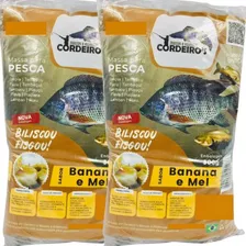 2 Massas Pesca Banana E Mel Tilapia Tambacu Pacu Tambaqui Cor Foto