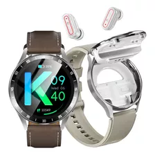 Fones De Ouvido Bluetooth Smartwatch 2 Em 1 Call Sports Musi