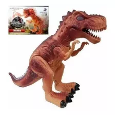 Dinossauro De Brinquedo Solta Fumaça Anda Som E Luz
