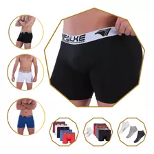 Cuecas Boxer Masculina 10 Un + Kit Meias 12 Par Envio 24hs