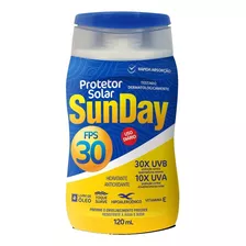 Protetor Solar Fps 30 1/3 Uva 120ml Sunday