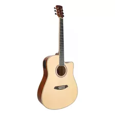 Violao Eletrico Safira Tonante 41 Natural Fosco Tampo Spruce Cor Marrom-claro