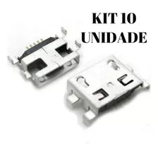 Conector De Carga Usb Quantum Go Q2 (kit 10 Unidade)