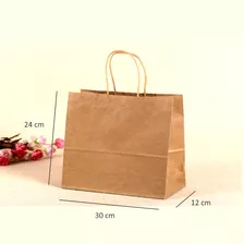 Bolsas Papel Liner Con Asa 24x30x12 - Pack 25 Bolsas *envios