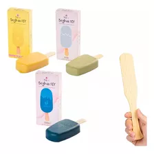 3 Paletas De Cera Baykini Para Piel Sensible + Pala Grande 