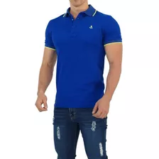 Playeras Polo John Leopard Ajuste Muscle Fit Muy Comoda Full