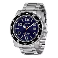Relógio Masculino Prata Azul X Games Xmss1046 Original