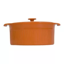 Assadeira Refratária Cocotte 2750 Ml Laranja - Germer