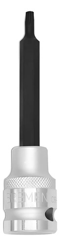 Llave Tubo Punta Torx Bremen T35 X 100mm - Enc 1/2 6626 Dgm Gris