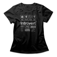 Camiseta Feminina Introvertido