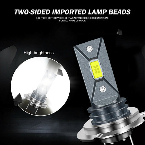 Faros Led De Motocicleta H7 Para Bmw F650gs F800gs 08-17 Foto 2