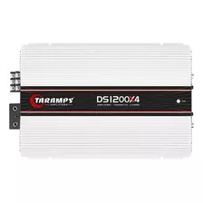 Modulo Taramps Ds 1200x4 2 Ohms Amplificador 1200w Rms 4 Canais Som Automotivo