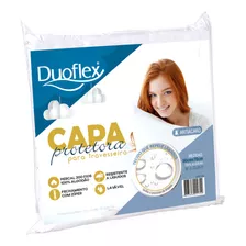 Capa Protetora Travesseiro Duoflex - Fechamento Em Zíper