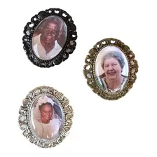 Broche Relicário Com Foto Personalizado Noivo Lapela