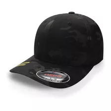 Gorra Flexfit Mod 6277 Multicamo Negro