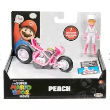 Peach Muñeco Con Vehículo Super Mario La Película Princesa