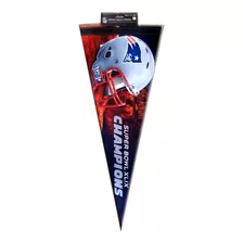 Nfl Banderin Patriotas Nueva Inglaterra Campeones S B 49