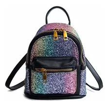 Sealinf Muchacha De Las Mujeres De Bling Mini Mochila Conver