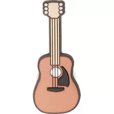Pin Prendedor Crocs Jibbitz Heart Color Guitar