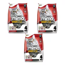 Kit 3 Areias P/gatos Sanitárias Granulado Higiênico Mimocat