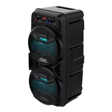 Parlante Etheos Tower Portátil C/bluetooth Fm Usb Negro 20w