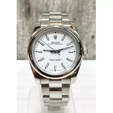 Reloj Rol Oyster Perpe Acero En Blanco 36 Mm Automatico