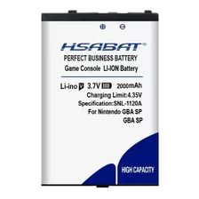 Bateria Gba Gameboy Advance Sp Hsabat 2000mah - Nova