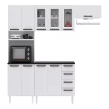 Cozinha Completa Colormaq Titanium 4 Peças 195x245x43,5cm Cor Branco