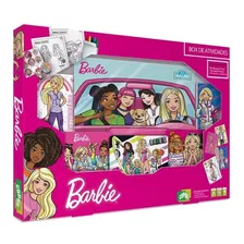 Box De Atividade Barbie Jogo Brinquedo Carton Colorir Cartas