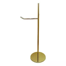 Toalheiro De Mesa Simples Redondo Dourado