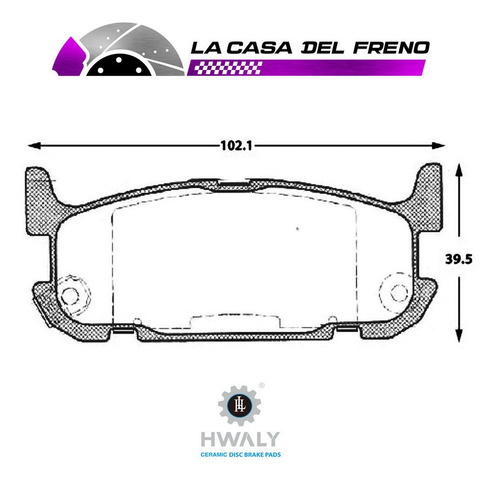 Pastilla De Freno Trasera Mazda Miata (usa) 1.8 2005 Bpnb Foto 3