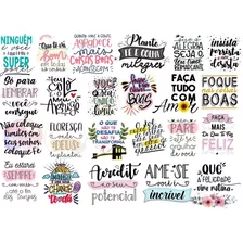 Kit Arquivos Digitais Lettering Frases Motivacionais Png