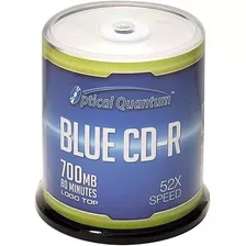 Blue Azo Cdr 700mb 52x Grabable Media Disc 100pk Spindl...