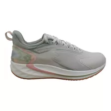 Zapatillas Running 361 Cushioning W Verde Agua-rosa