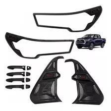 Kit Decorativo Exterior Cromo Hilux Vigo 2021 2022