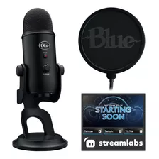 Kit De Transmisión De Juegos Logitech For Creators Blue Yeti