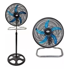 Ventilador 3 En 1 Pie-pared-turbo 80w