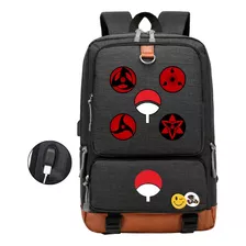 Mochila De Estudante Usb Impressa Naruto Para Mochila De Via