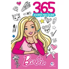 Livro Infantil 365 Desenhos Para Colorir - Barbie