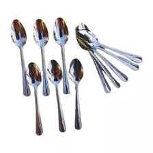 Set 12 Cucharas Te Cafe Postre Cocina Acero Inoxidable