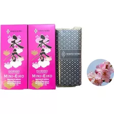 Kit 2x Caixas Incenso Mini Eiko 90g Sakura Pouca Fumaça 90g