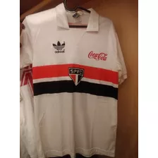 Camisa Jogo Spfc 1989 N11 Original Vintage adidas/coca-cola