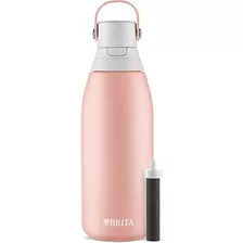 Botella Aislante De Agua Filtrada Brita Con Pajita, Reutiliz