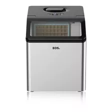 Máquina De Gelo 35 Kg Inox Ice Compact - Emg35 - Eos Cor Prata 220v