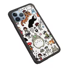 Funda Compatible Con iPhone 13 Mini Pro Max Ghibli Totoro 