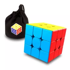 Cubo Rubik 3x3 Moyu Meilong Stickerless + Estuche Full