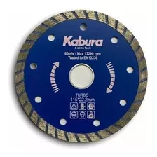 Disco Diamantado Turbo 115mm / 4,5'' Kabura Profesional
